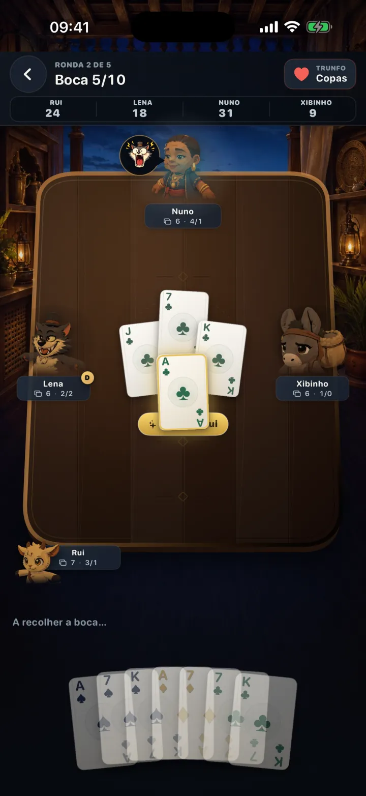 Spadinha game table