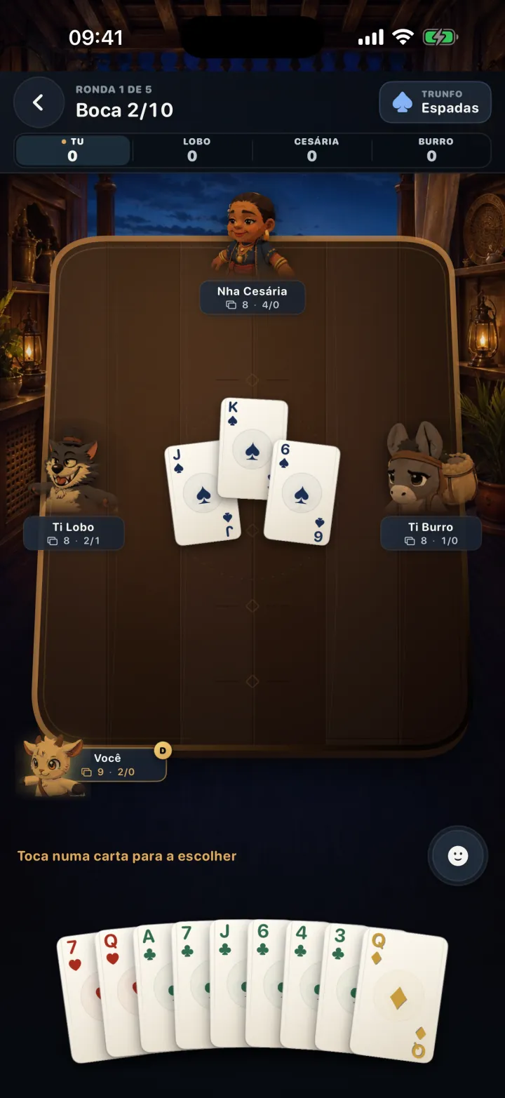 Reactions at the table in Spadinha
